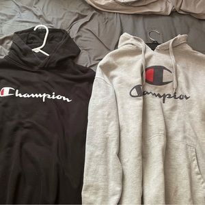 Both hoodies are 2XLT they are like new barley even worn